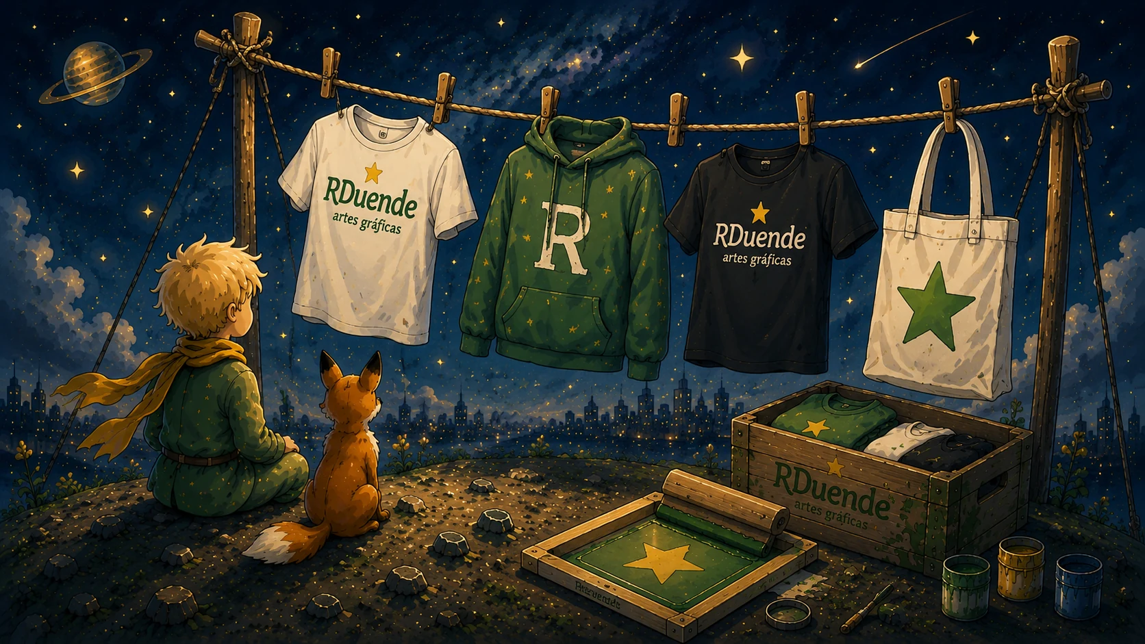 Camisetas y prendas personalizadas por RDuende